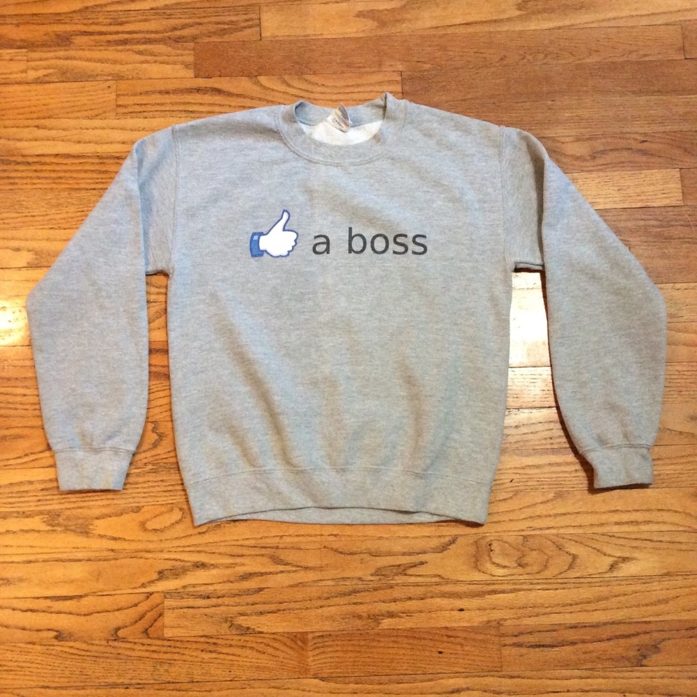 Like A Boss Crewneck Sweatshirt